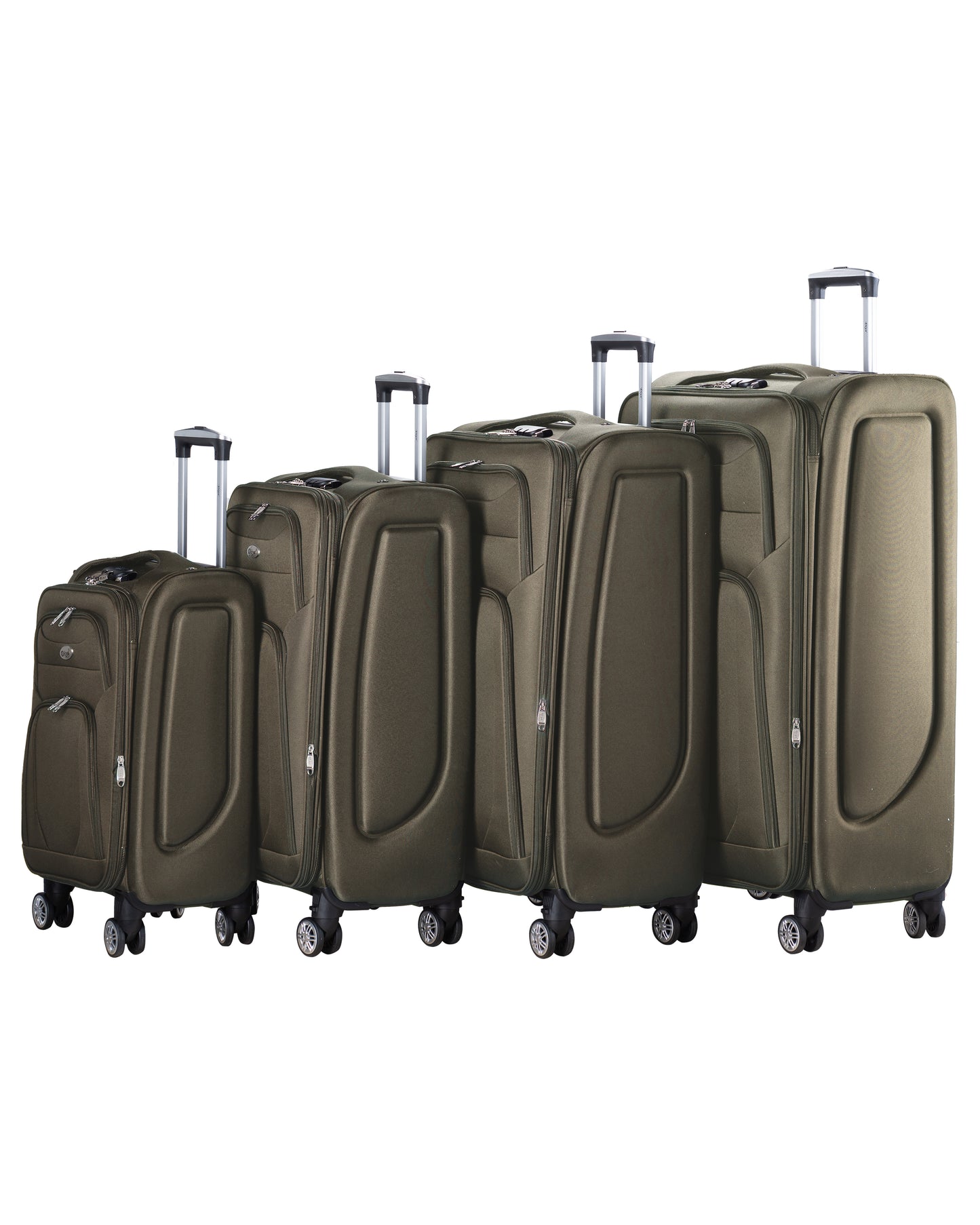 Lumo Soft Ramie 4 Piece 4 Wheel Luggage Set - 20", 26", 29", 32" (83004)