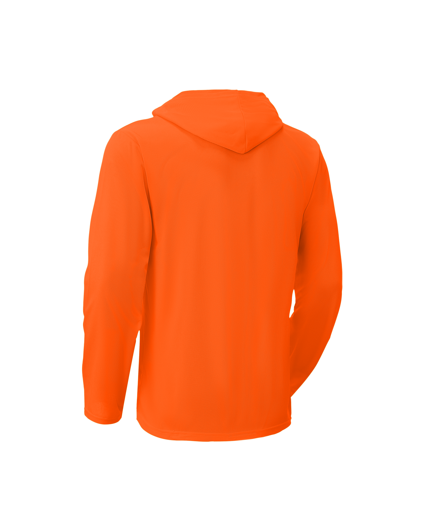 Ideal Club High Visibility Non Reflector Orange Long Sleeve Safety Hoodie
