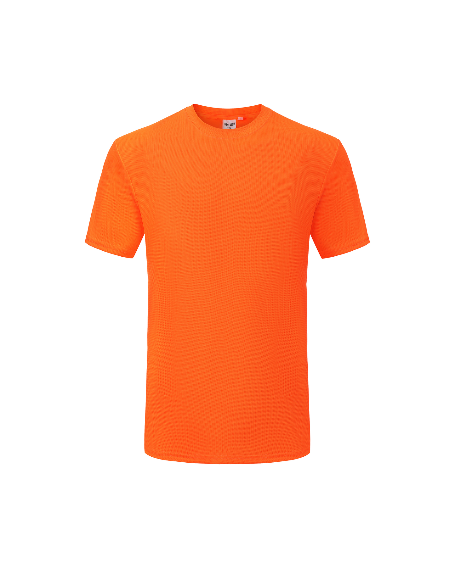 Ideal Club High Visibility Non Reflector Orange Short Sleeve Safety Shirt