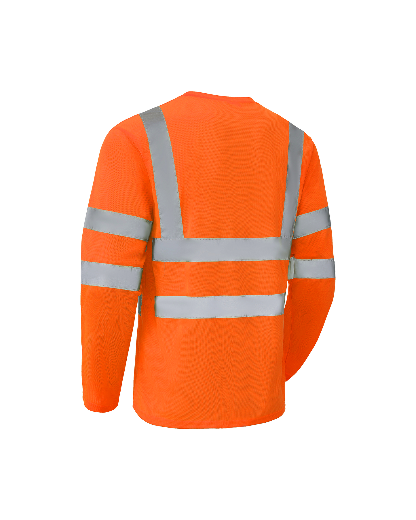 Ideal Club High Visibility ANSI/ISEA 107-2020, Type R, Class 3 Orange Long Sleeve Safety Shirt