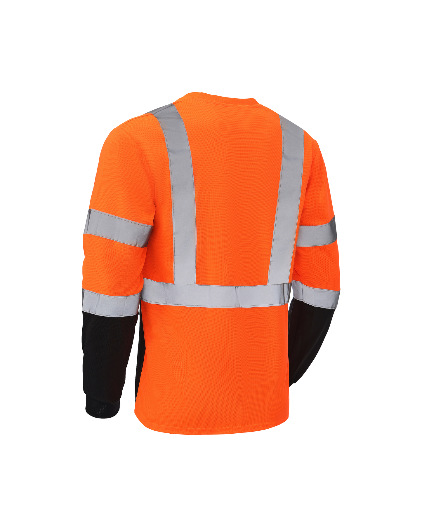 Kiwi High Visibility ANSI/ISEA 107-2020, Type R, Class 3 Two Tone Orange Long Sleeve Safety Shirt (73200)