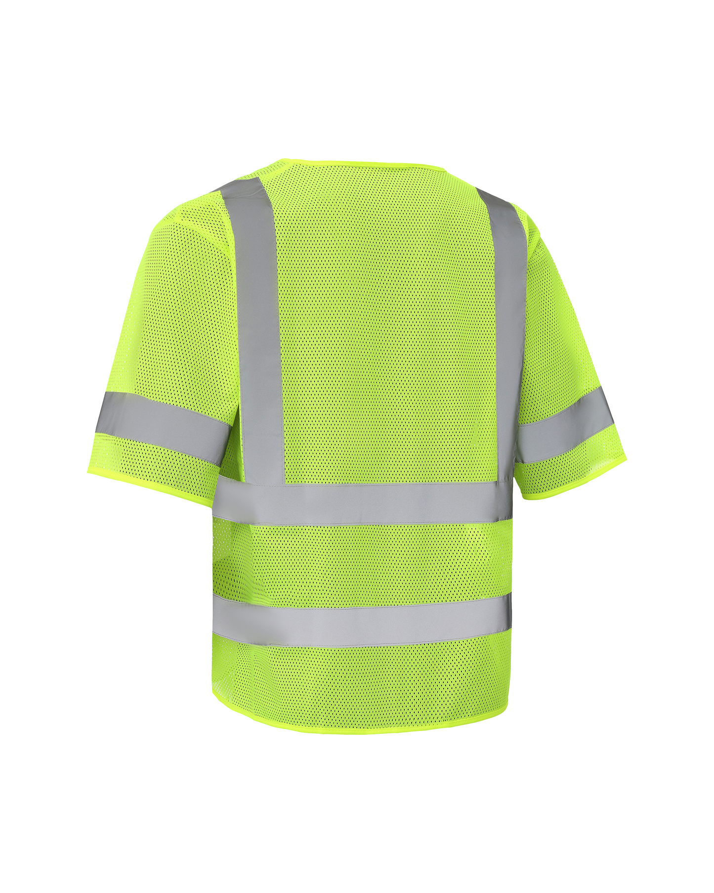 Kiwi High Visibility ANSI/ISEA 107-2020, Type R, Class 3 Dual Band Neon Short Sleeve Safety Vest (72200)