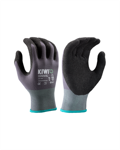 Kiwi PUD Palm Coated Nylon/Spandex Knit Grip Gloves [53100]