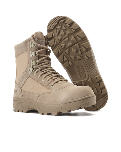 Botas tácticas resistentes al agua con cremallera y resistentes a la arena Safara (62118)