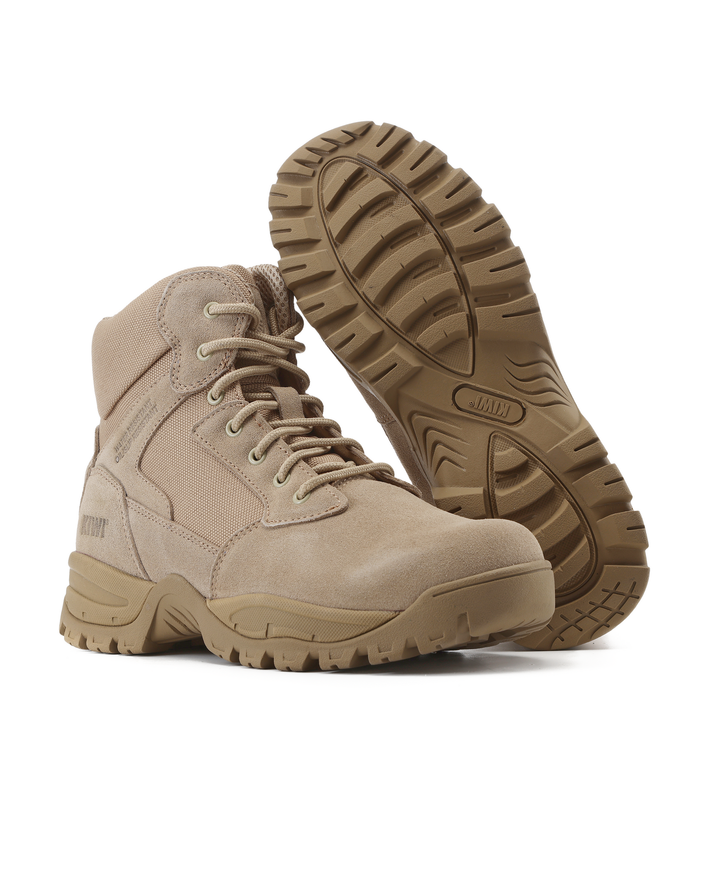 Botas tácticas Kiwi, color tostado (venta anticipada)