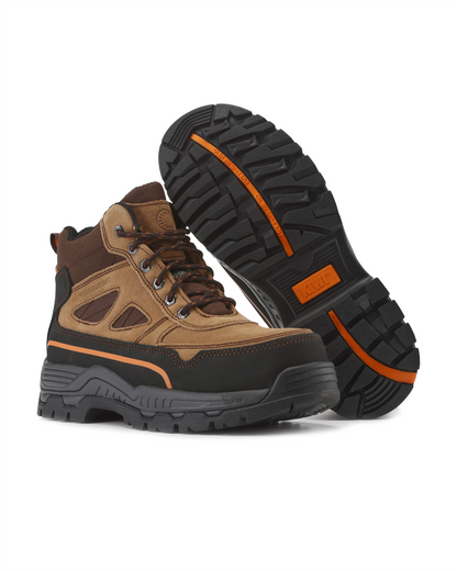 Kiwi Trail Wheat Suede/Nylon 5" Steel Toe Water Resistant Work Boots [R63200]