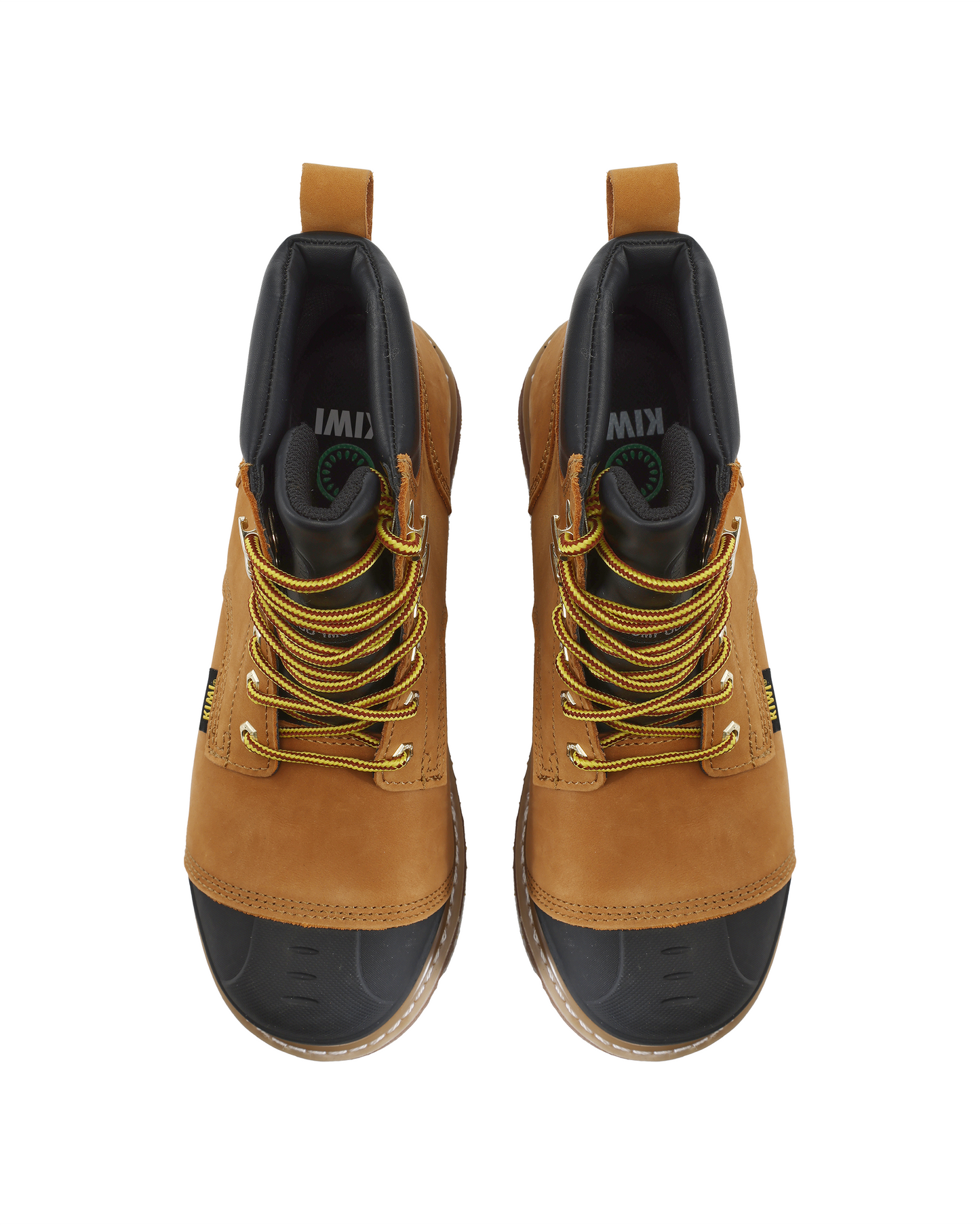 Kiwi Premium Wheat Nubuck 6" Steel Toe Waterproof Cap-Toe Work Boots [64000]