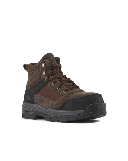 Kiwi Trek Brown Suede/Nylon 5" Steel Toe Water Resistant Work Boots [63400]