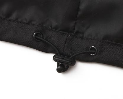 Kiwi High Visibility 3-in-1 Hooded & Fleece Lined ANSI/ISEA 107-2020 Reflector Contrast Trimmed Water Resistant Black Safety Jacket [71600]