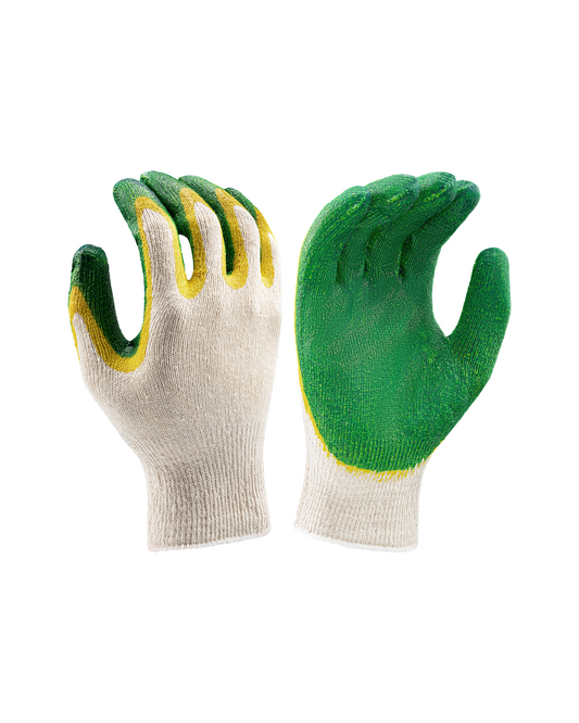 Guantes de trabajo de punto con doble palma revestida Kiwi - 300 pares (52101)