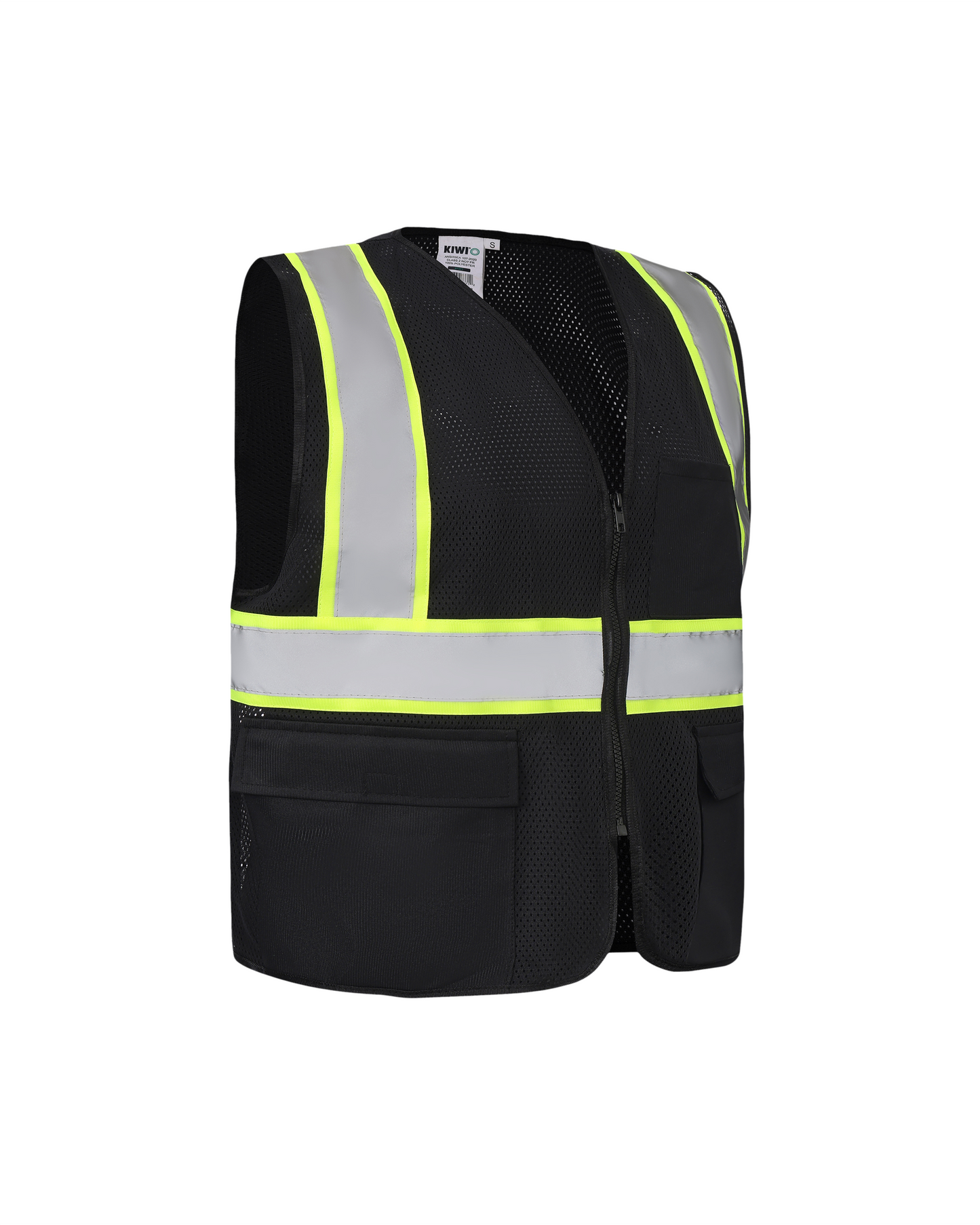 Chaleco de seguridad reflectante de alta visibilidad ANSI/ISEA 107-2020 de Kiwi (70203)