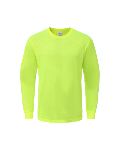 Ideal Club High Visibility Non Reflector Cotton Neon Long Sleeve Safety Shirt