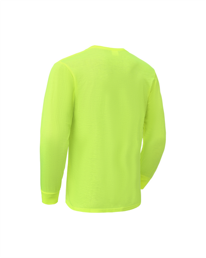 Ideal Club High Visibility Non Reflector Cotton Neon Long Sleeve Safety Shirt