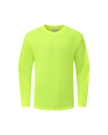 Ideal Club High Visibility Non Reflector Neon Long Sleeve Safety Shirt