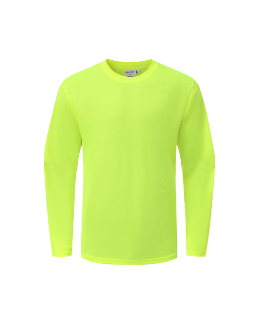 Ideal Club High Visibility Non Reflector Neon Long Sleeve Safety Shirt
