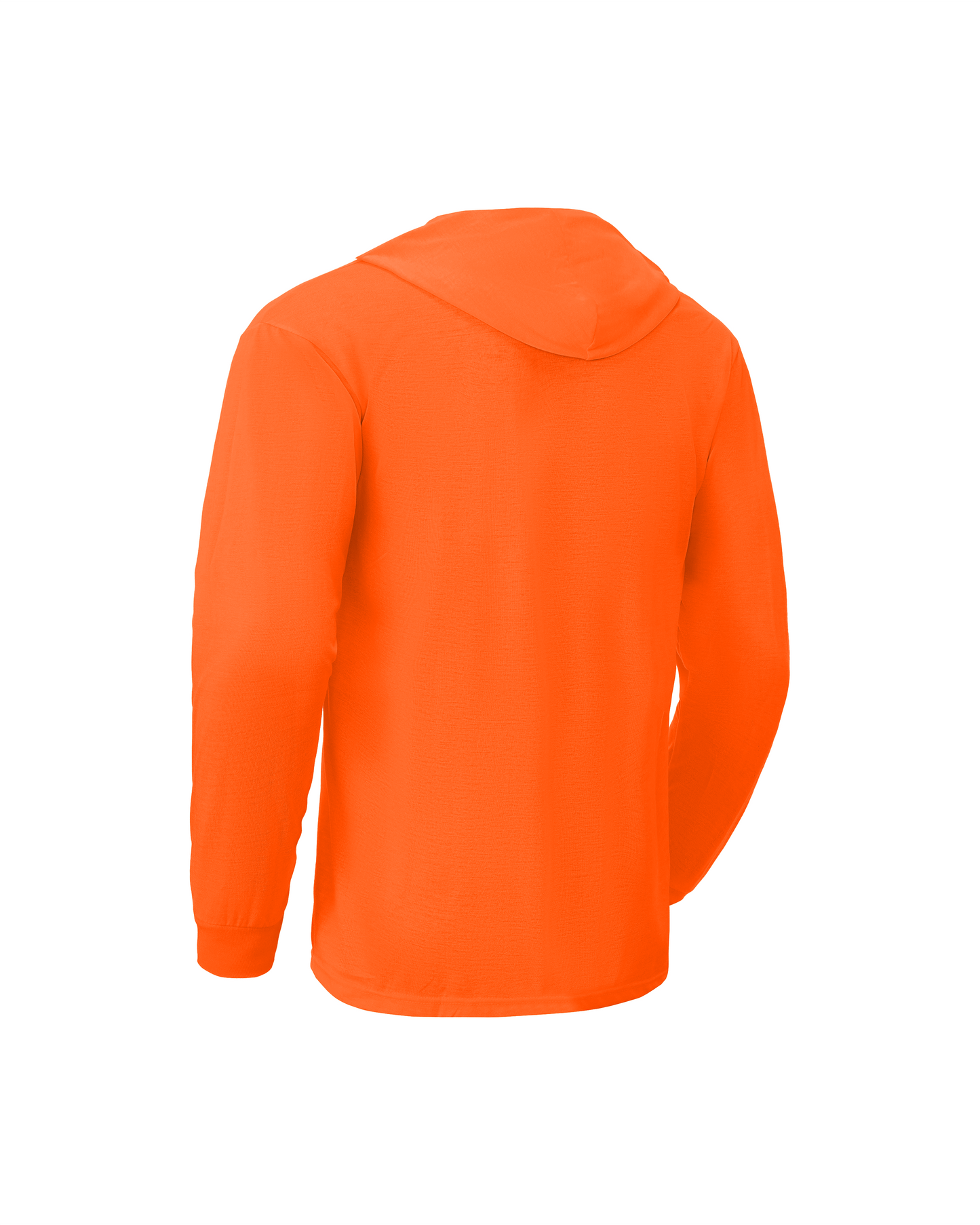 Ideal Club High Visibility Non Reflector Cotton Orange Long Sleeve Safety Hoodie